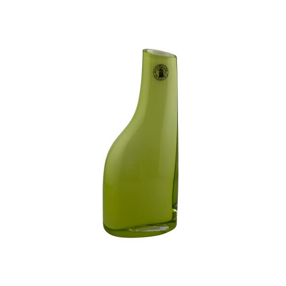 IKEA Okkso Lime Green Handmade Organic Shape Vase Unique Sculptural Decor - Picture 1 of 6